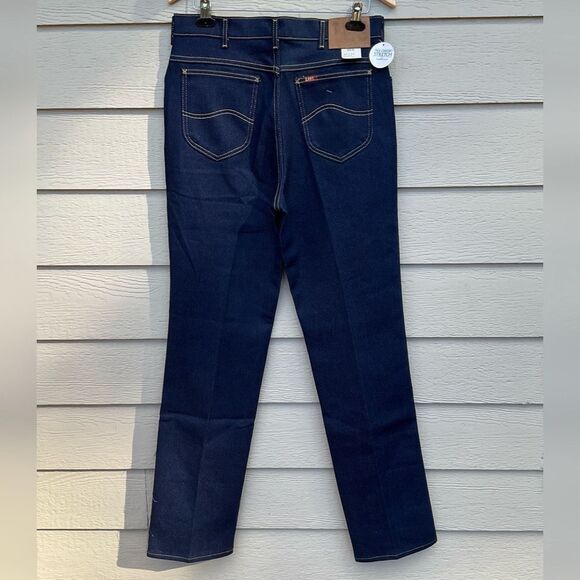 Vintage 1970’s Lee‎ Men’s Rider Fit Jeans 34X36 Deadstock Fortrel USA Made NWT - Picture 1 of 8